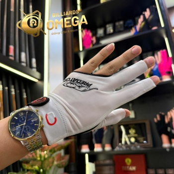 Găng tay bida Predator Second Skin Jasmin Ouschan Signature – Trắng – Tay trái