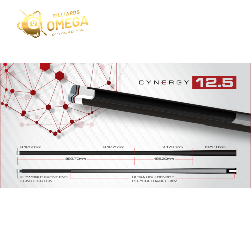 Ngọn Lẻ- CUETEC CYNERGY Ren Radial 12.5mm | Cơ Bida Lỗ Chính Hãng