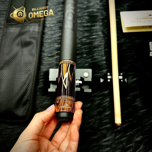 LONGONI FLAMES LEATHER Tay Da Phiên Bản NIELS FEIJEN | Cơ Bida Lỗ Chính Hãng Longoni