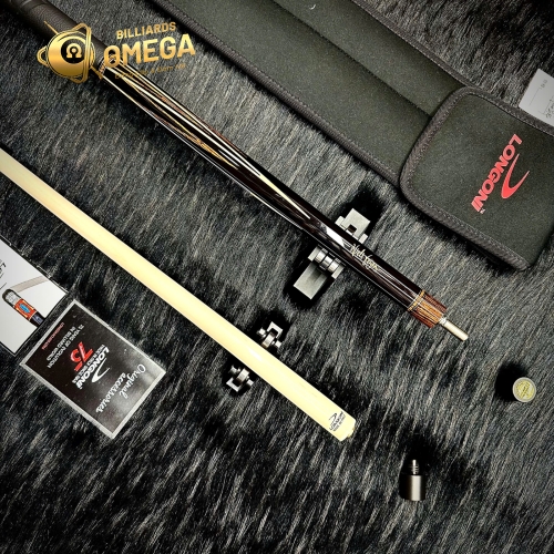 LONGONI FLAMES LEATHER Tay Da Phiên Bản NIELS FEIJEN | Cơ Bida Lỗ Chính Hãng Longoni