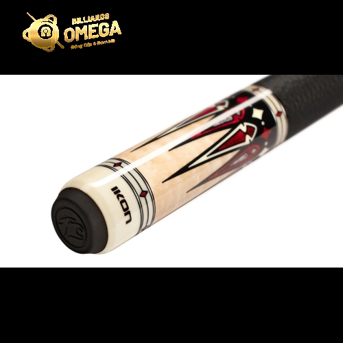 Chuôi Predator Ikon4 3 gỗ Burgundy Curly Maple / gỗ White Turquoise / da Luxe /Cơ bida Lỗ Chính Hãng Predator