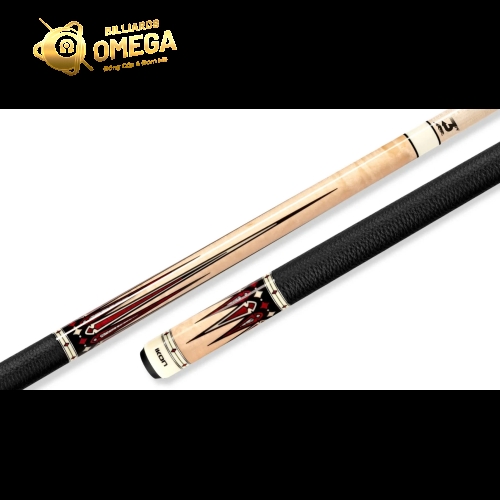 Chuôi Predator Ikon4 3 gỗ Burgundy Curly Maple / gỗ White Turquoise / da Luxe /Cơ bida Lỗ Chính Hãng Predator