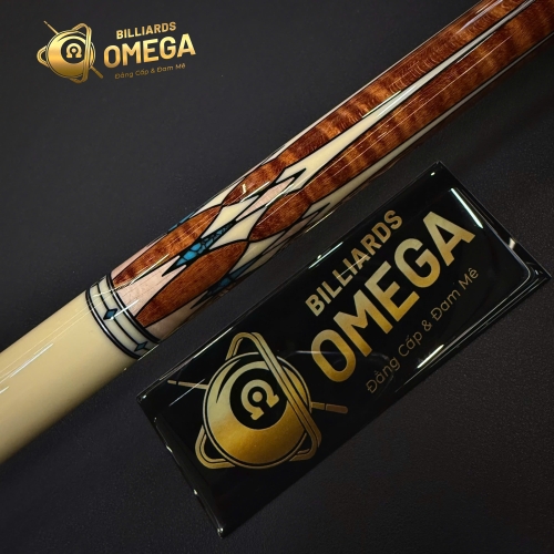 Chuôi Predator Ikon4 2 gỗ Coffee Curly Maple / gỗ Turquoise/ tay trơn/Cơ bida Lỗ Chính Hãng Predator