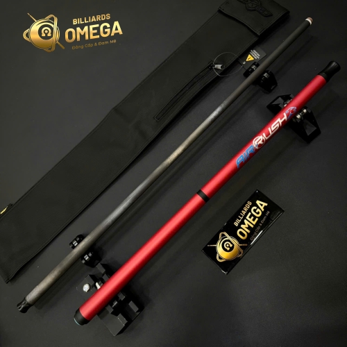 Gậy Predator Black Revo Air Rush Tay Cầm Trơn Đỏ Mờ | Cơ Bida Lỗ Chính Hãng Predator