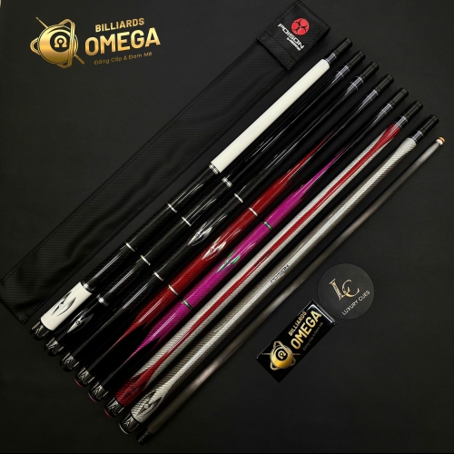 Poison M-12 Ngọn Full Carbon | Cơ Bida Lỗ Chính Hãng