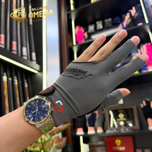 Găng tay bida Predator Second Skin Jasmin Ouschan Signature – Màu xám – Tay trái