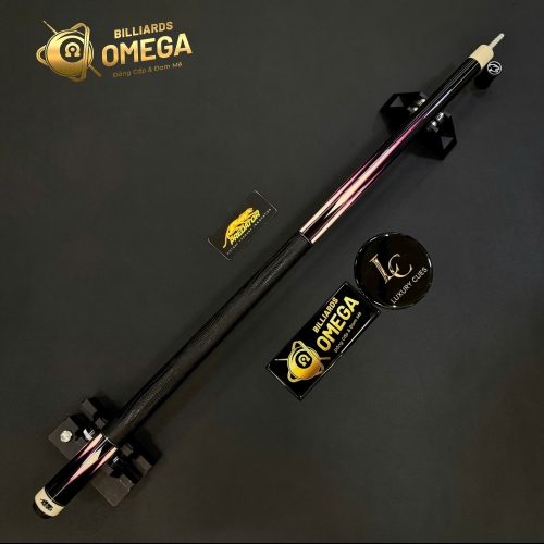 CHUÔI PREDATOR TS16/ TRUE SPLICE 16 Gen 3 LIMITED EDITION - GỖ MUN ĐEN ĐIỂM TÍM/HỒNG - TAY CẦM DA CAO CẤP