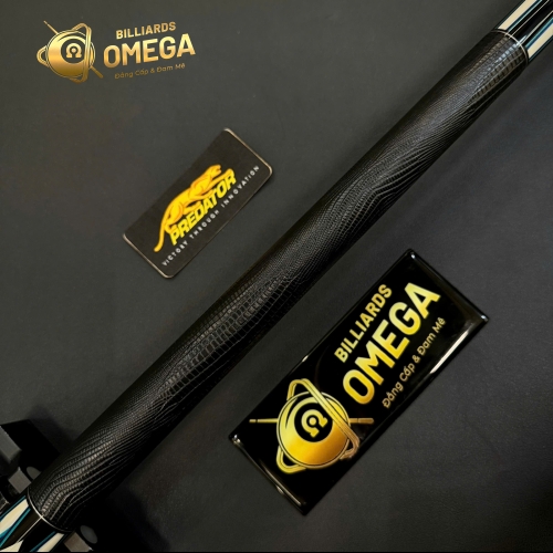 CHUÔI PREDATOR TS16/ TRUE SPLICE 16 Gen 3 LIMITED EDITION - GỖ MUN ĐEN ĐIỂM XANH DƯƠNG/XANH NGỌC - TAY CẦM DA CAO CẤP