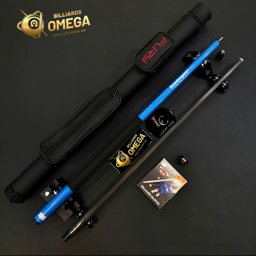 LEADSUPER V1 BLUE | Cơ Bida Lỗ Chính Hãng (Kèm Full Phụ Kiện)