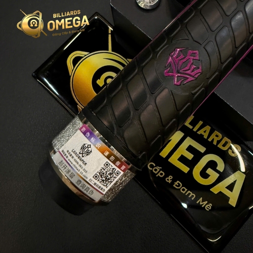 Leadsuper Dragon Purple | Cơ Bida Lỗ Ngọn Carbon Công Nghệ Black Power DK (Tặng Kèm Phụ Kiện)