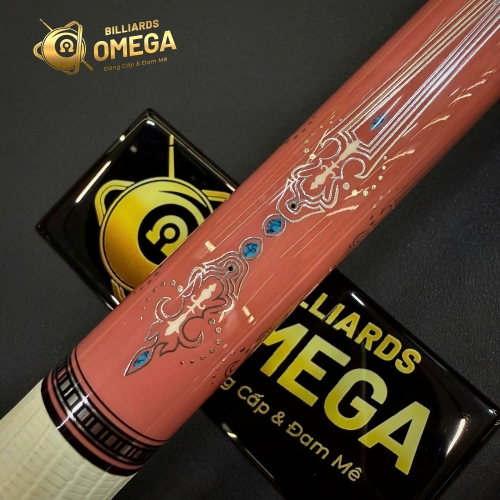 Cuppa Pink B2 Ngọn Carbon Hồng | Cơ Bida Lỗ Chính Hãng (Kèm Full Phụ Kiện)