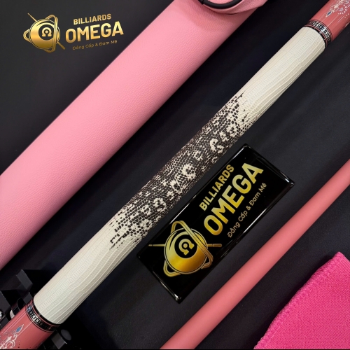Cuppa Pink B2 Ngọn Carbon Hồng | Cơ Bida Lỗ Chính Hãng (Kèm Full Phụ Kiện)